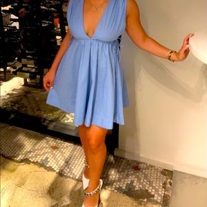 Baby blue Abercrombie dress - worn once / perfect condition